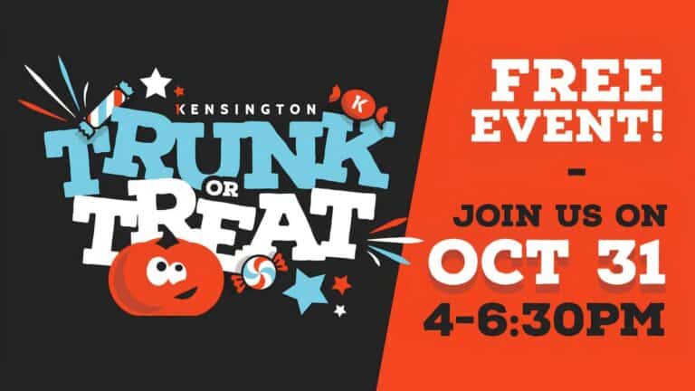 Kensington Trunk or Treat car show in Traverse City, MI