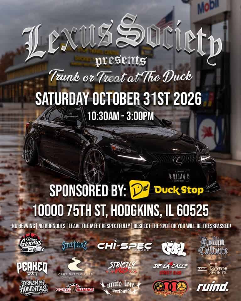 Lexus Society Presents Trunk or Treat at The Duck car show in Hodgkins, IL