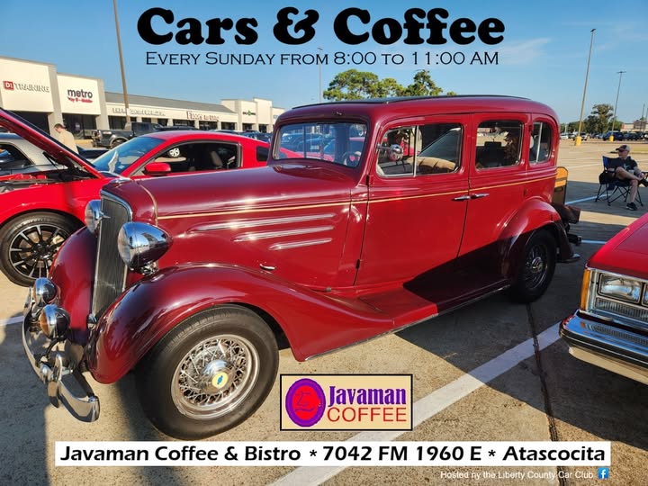 Liberty County Car Club Cars & Coffee car show in Atascocita, TX