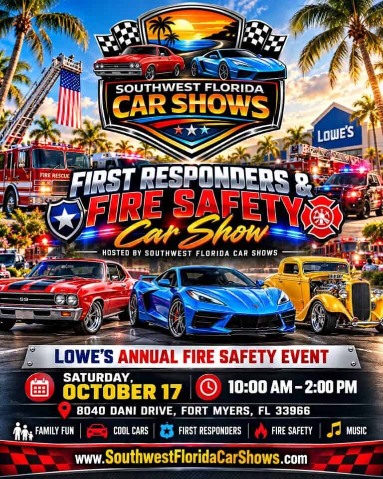 Lowe’s First Responders & Fire Safety Car Show car show in Fort Myers, FL