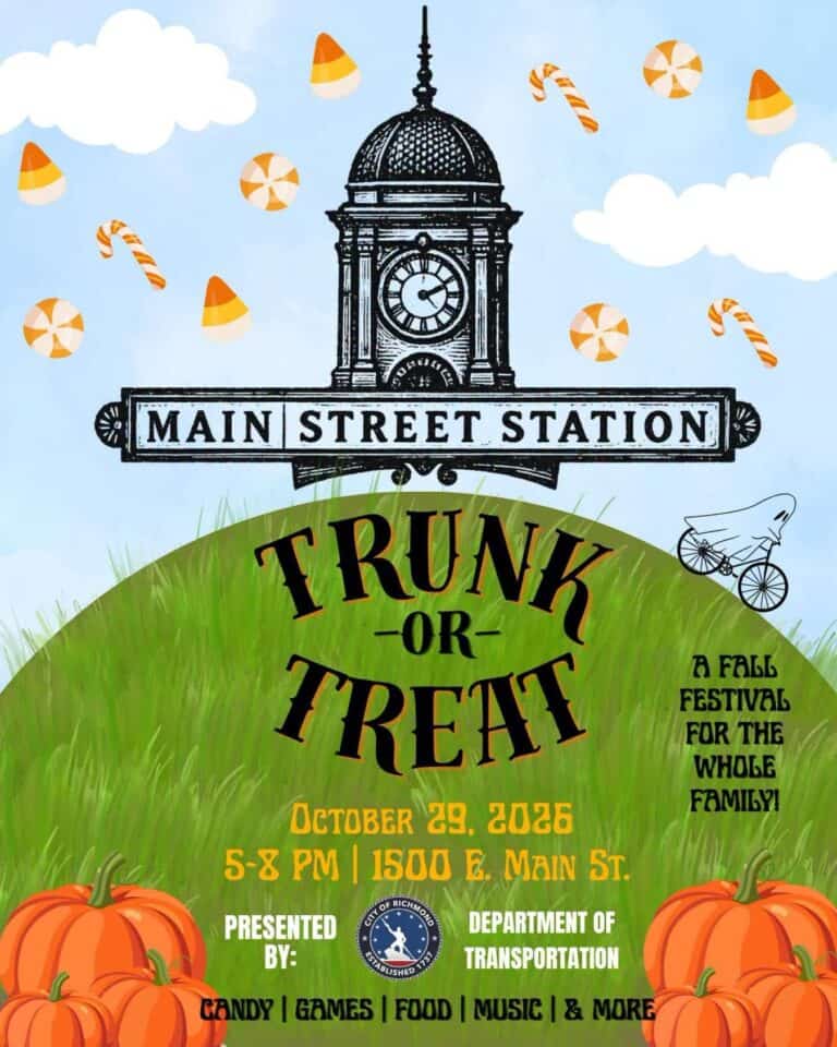 Main Street Station Trunk or Treat car show in Richmond, VA