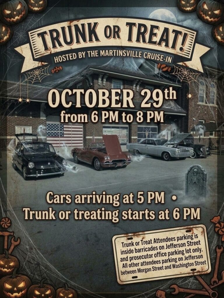 Martinsville Cruise-In Trunk or Treat car show in Martinsville, IN