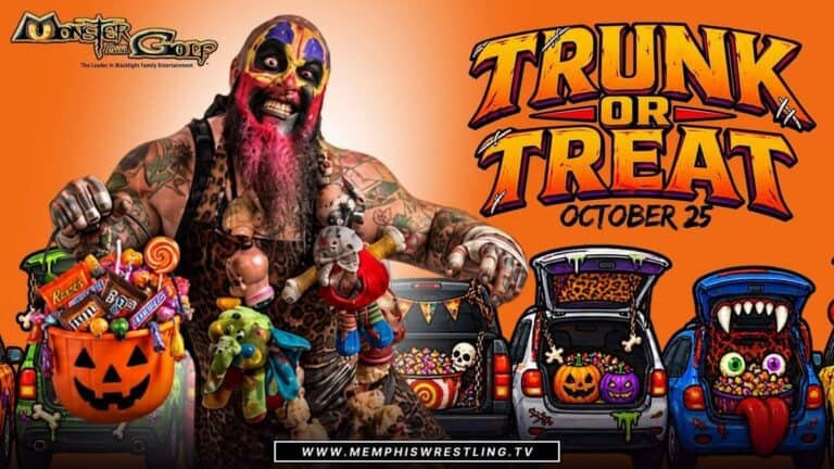 Memphis Wrestling Trunk or Treat Presented by Monster Mini Golf car show in Memphis, TN