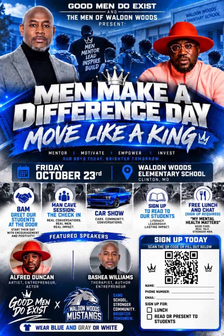 Men Make a Difference Day car show in Clinton, MD