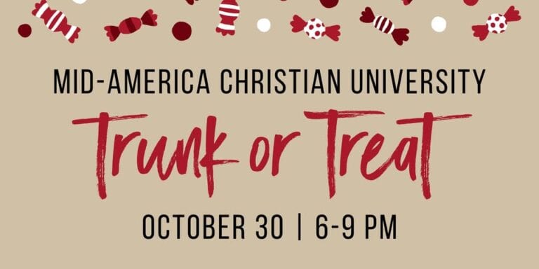Mid-America Christian University Trunk or Treat car show in Oklahoma City, OK