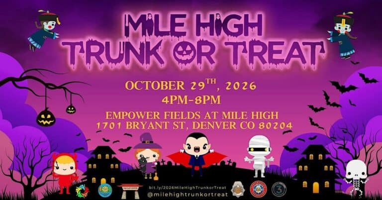 Mile High Trunk or Treat car show in Denver, CO