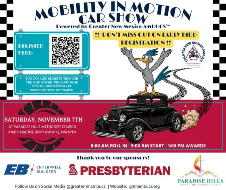 Mobility in Motion Car Show car show in Albuquerque, NM