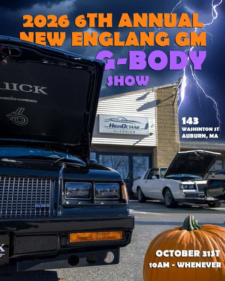 New England Gm G-Body Show car show in Auburn, MA