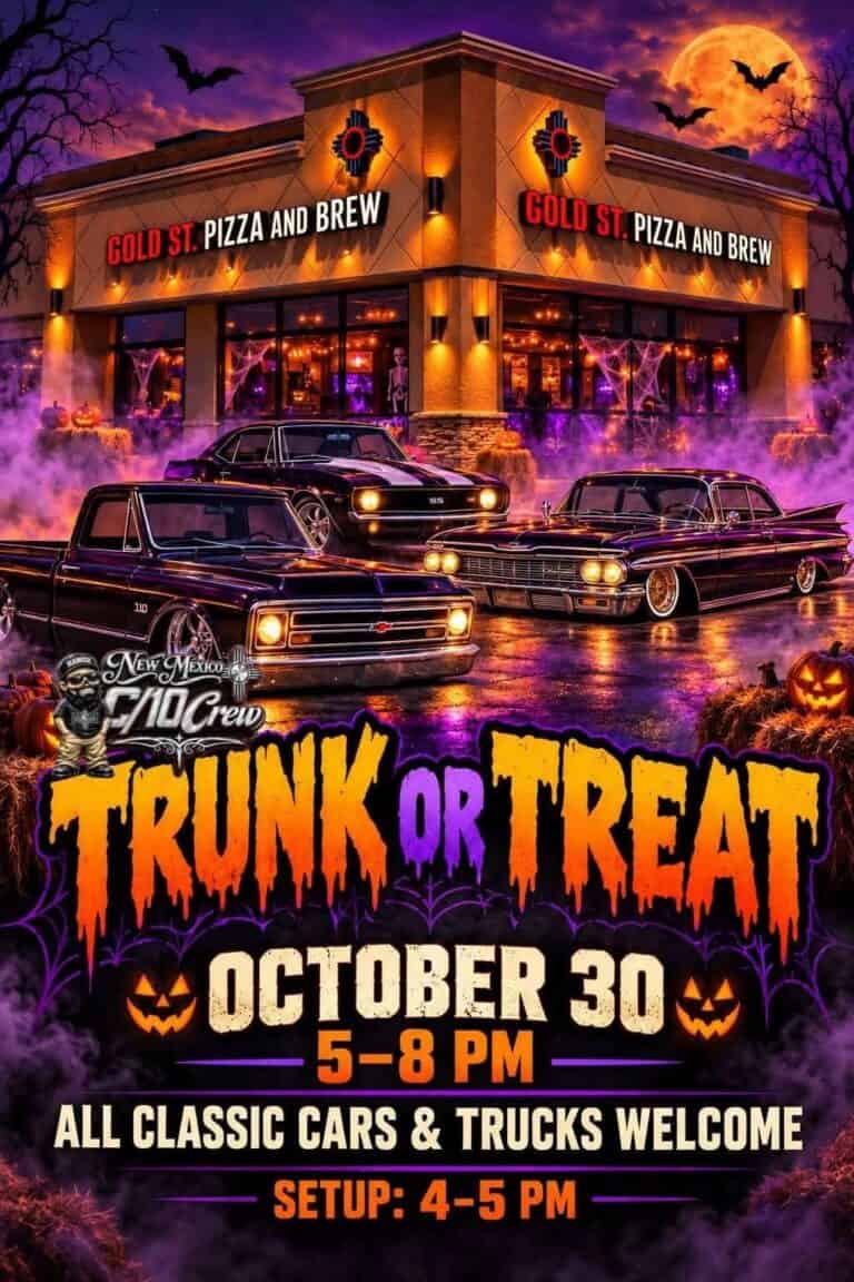 New Mexico C/10 Crew Trunk or Treat car show in Albuquerque, NM