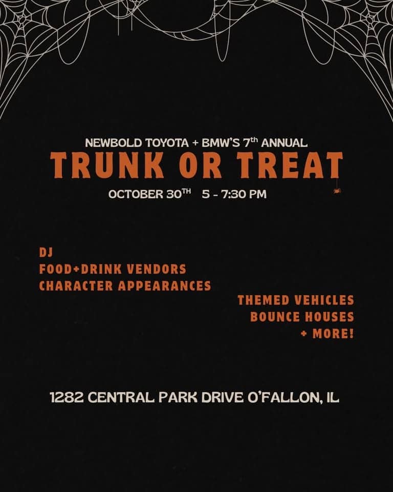 Newbold Toyota + BMW’s Trunk or Treat car show in O'Fallon, IL