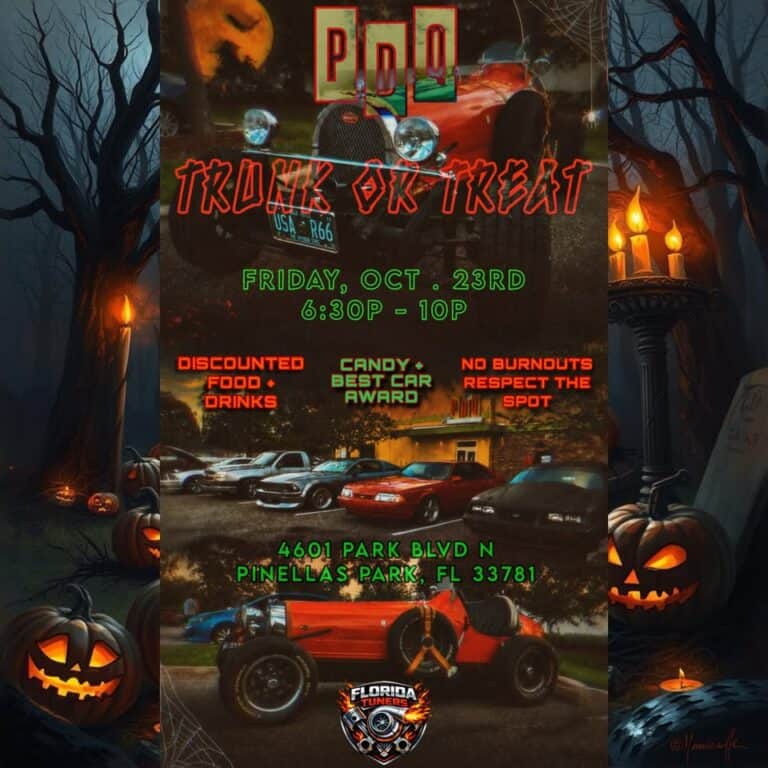 Pdq Trunk Or Treat car show in Pinellas Park, FL