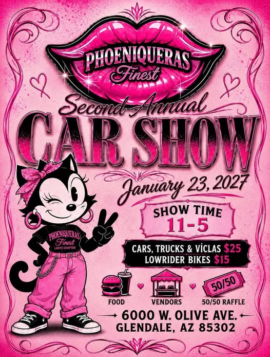 Phoeniqueras Finest Second Annual Car Show car show in Glendale, AZ