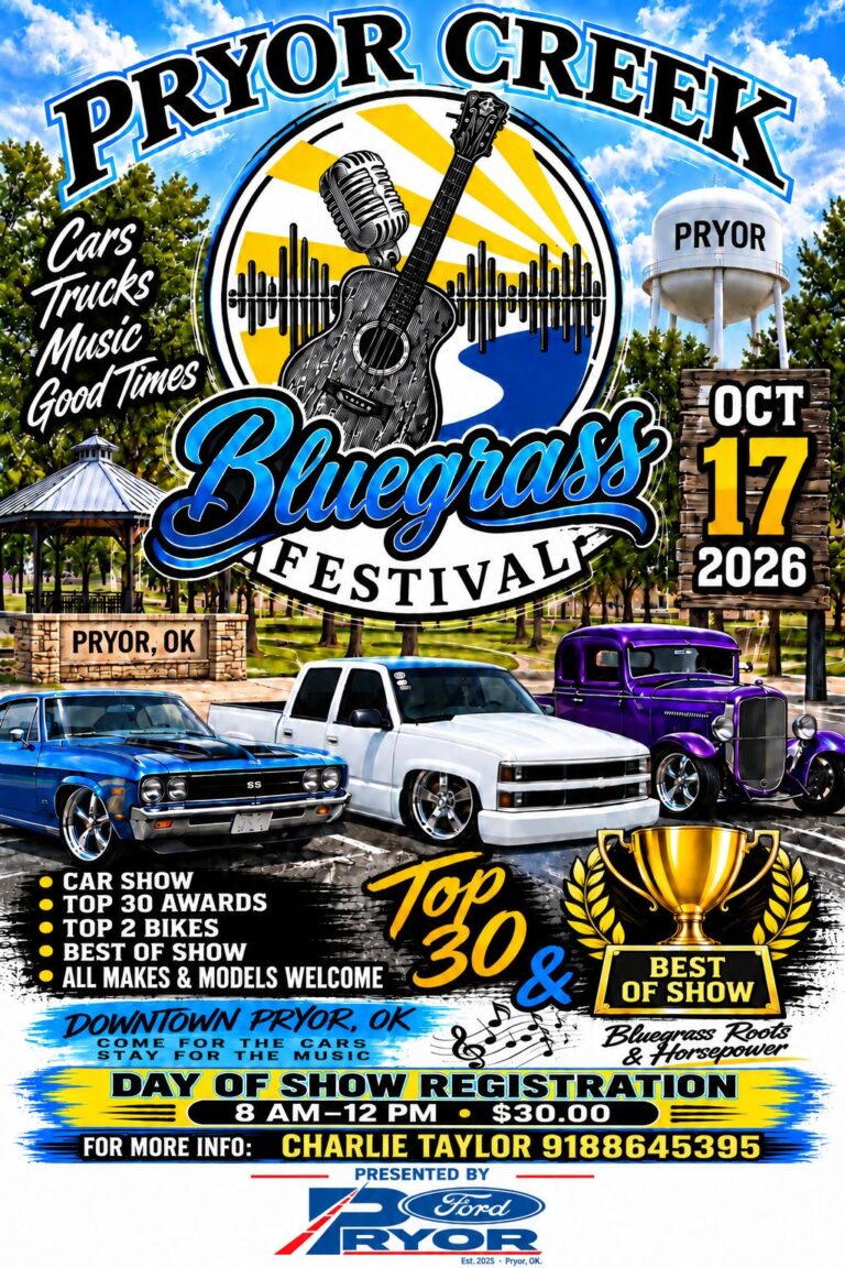 Pryor Creek Bluegrass Festival Car Show car show in Pryor, OK