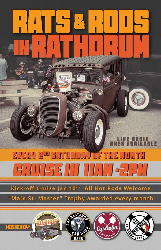Rats & Rods in Rathdrum car show in Rathdrum, ID