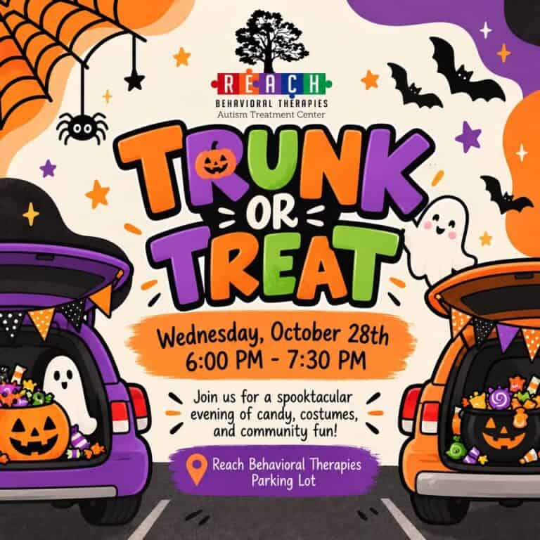 Reach Behavioral Therapies Trunk or Treat event at Reach Behavioral Therapies Parking Lot in Lufkin, TX