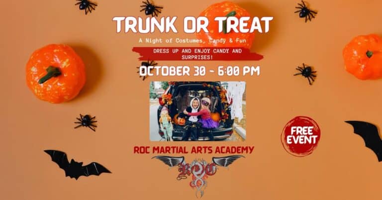 Roc Martial Arts Academy Trunk or Treat car show in Danville, KY