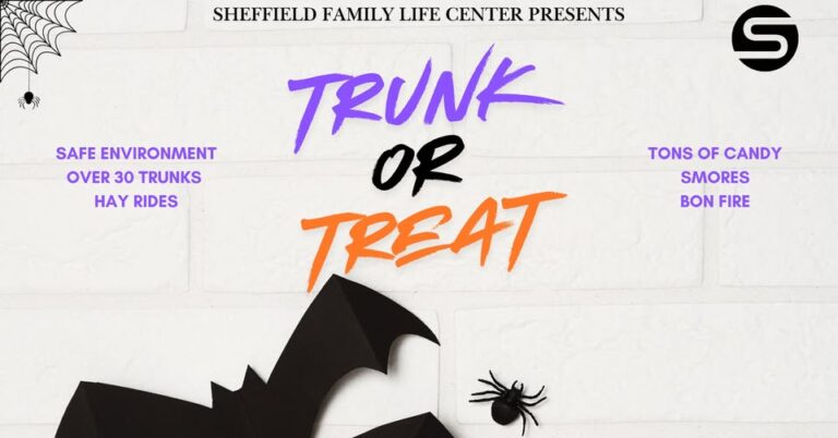 Sheffield Family Life Center Trunk or Treat car show in Kansas City, MO