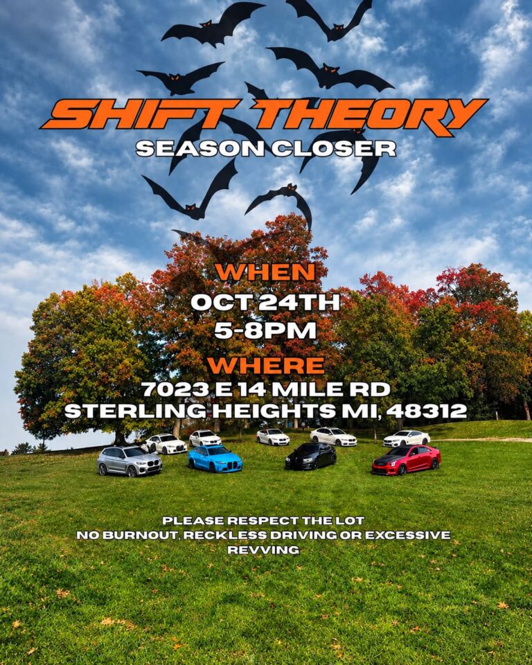 Shift Theory Season Closer event at Joe Jozwik's location in Sterling Heights, MI
