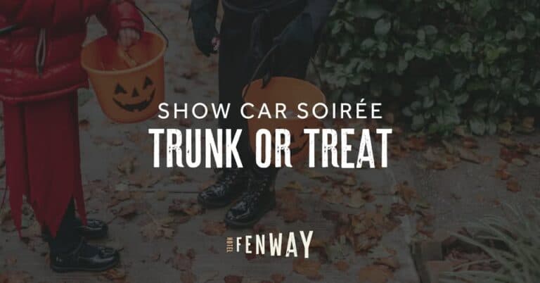 Show Car Soirée: Trunk Or Treat At Fenway Hotel car show in Dunedin