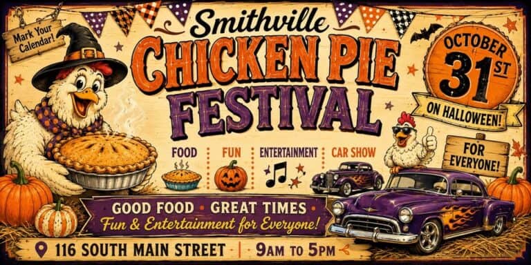 Smithville Chicken Pie Festival car show in Smithville, GA