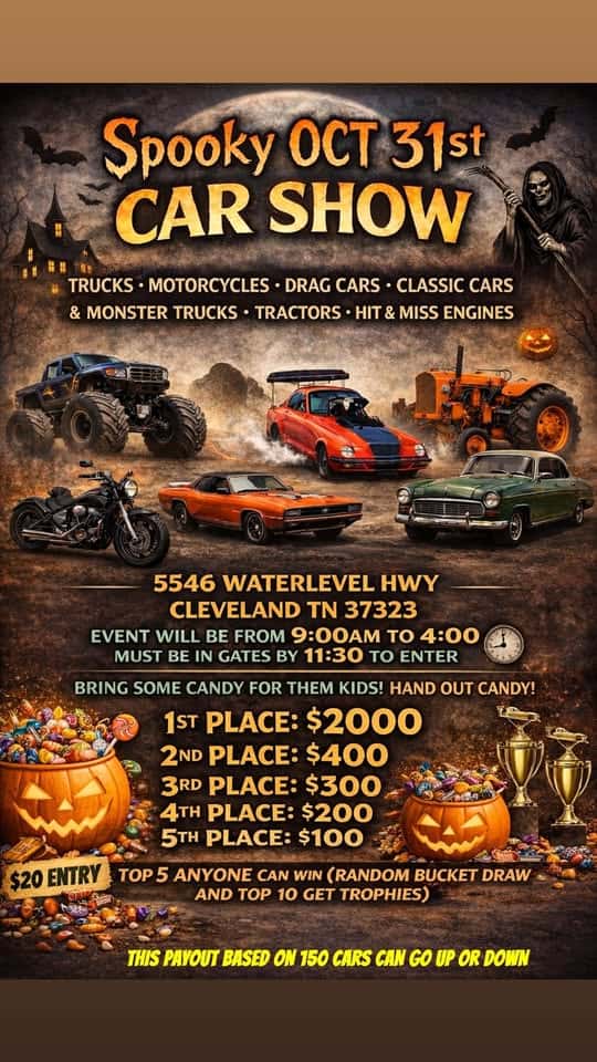 Cleveland Motor Fest Spooky Car Show car show in Cleveland, TN