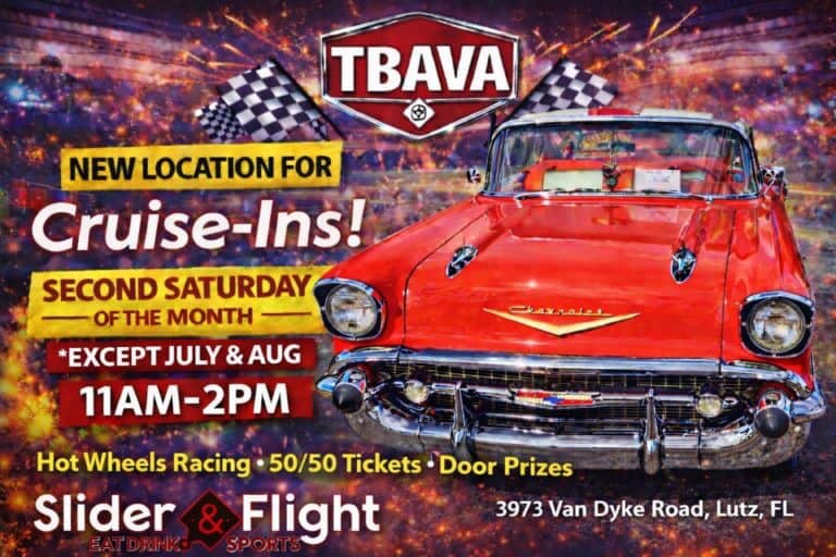 TBAVA Cruise-In & Hot Wheels Racing car show in Lutz, FL
