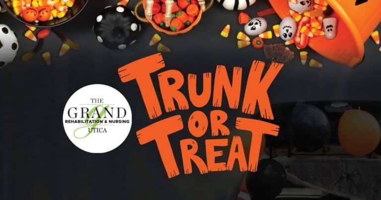 The Grand Rehabilitation & Nursing Utica Trunk or Treat car show in Utica, NY