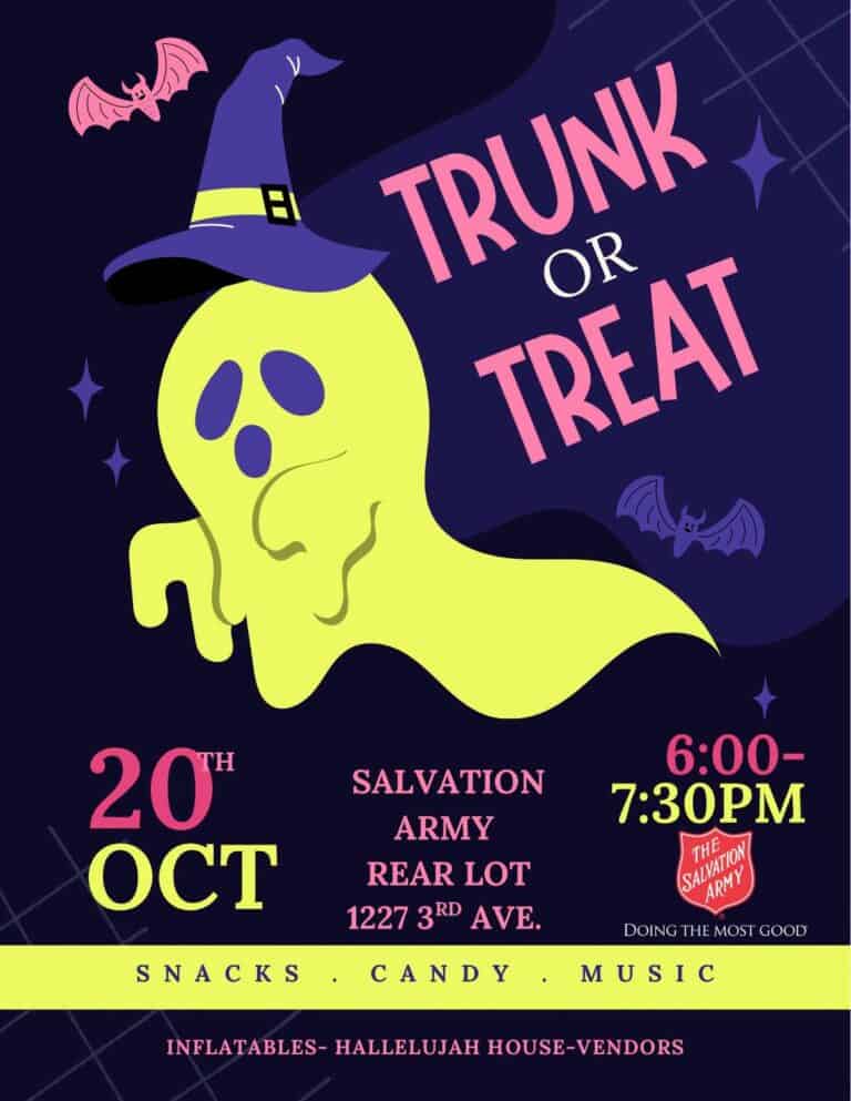 The Huntington Salvation Army Youth Annual Trunk or Treat car show in Huntington, WV