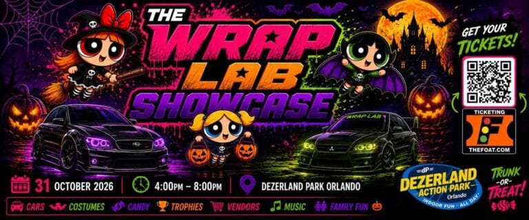 The Wrap Lab Showcase car show in Orlando, FL