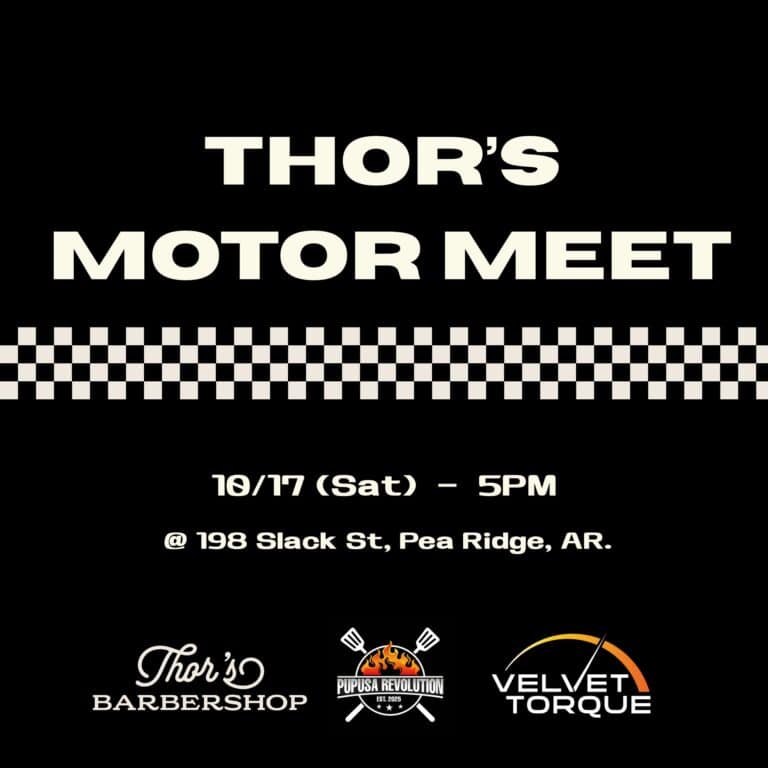 Thor’s Motor Meet car show in Pea Ridge, AR