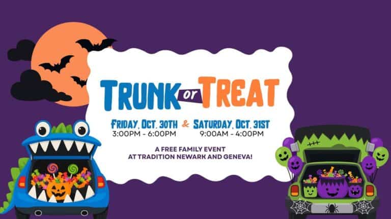 Tradition Chevrolet GMC Trunk or Treat car show in Newark, NY