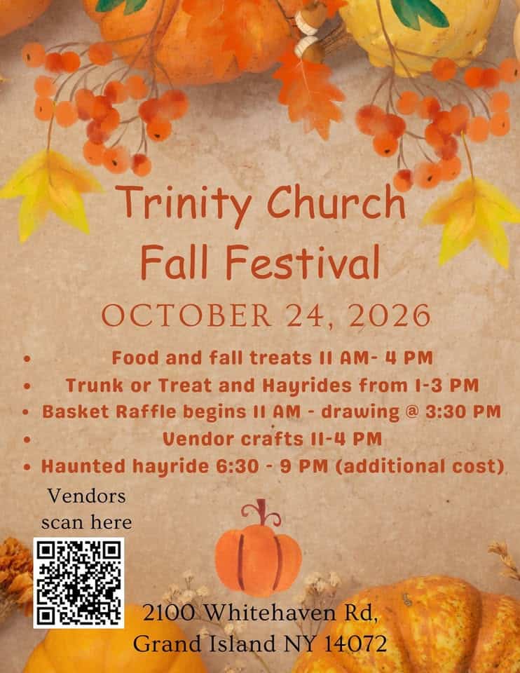 Trinity Church Fall Festival car show in Grand Island, NY