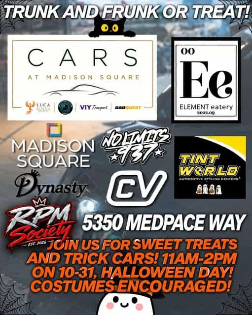 Trunk And Frunk Or Treat At Madison Square car show in Cincinnati, OH