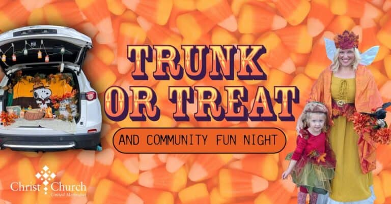 Trunk or Treat and Community Fun Night at Christ Church United Methodist car show in Louisville, KY