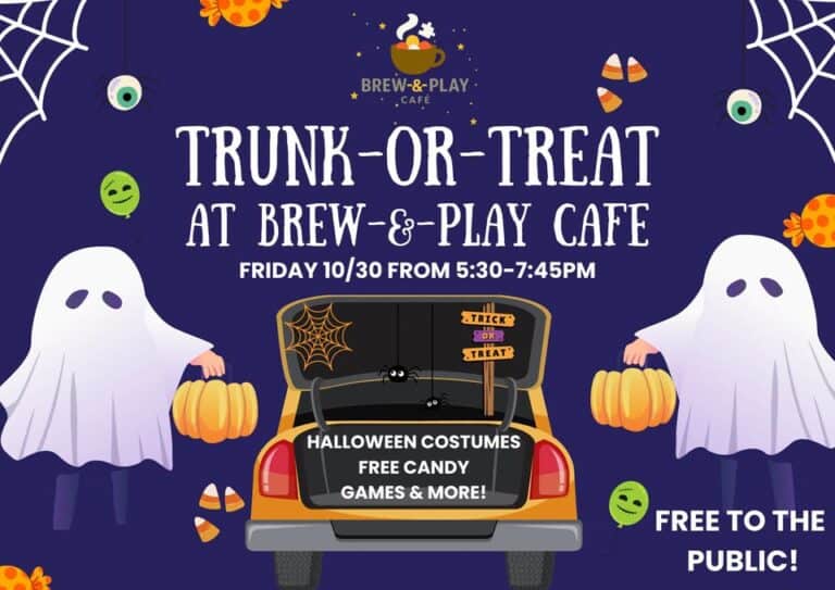 Trunk-or-Treat at Brew-&-Play Cafe car show in Temple, TX