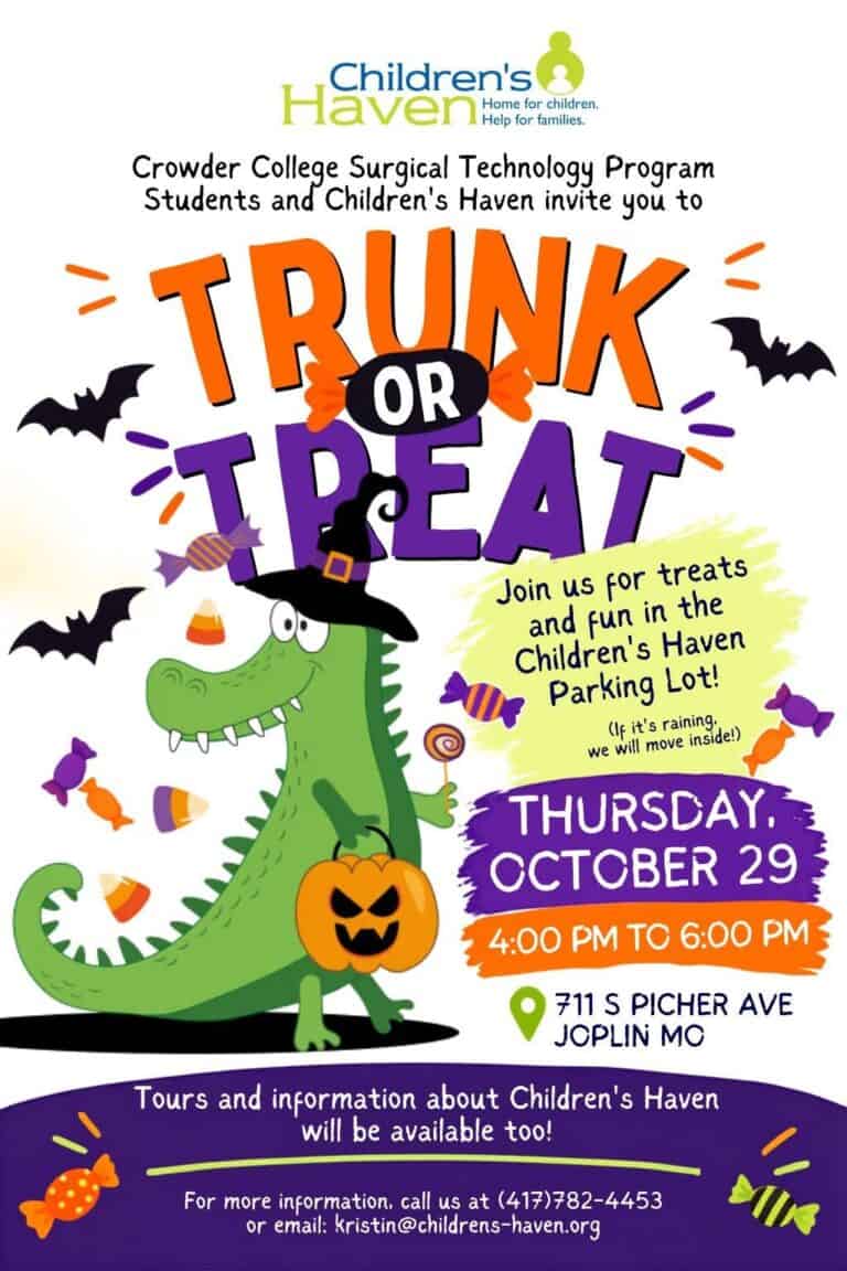 Trunk or Treat at Children’s Haven car show in Joplin, MO