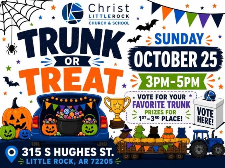 Trunk or Treat at Christ Little Rock car show in Little Rock, AR
