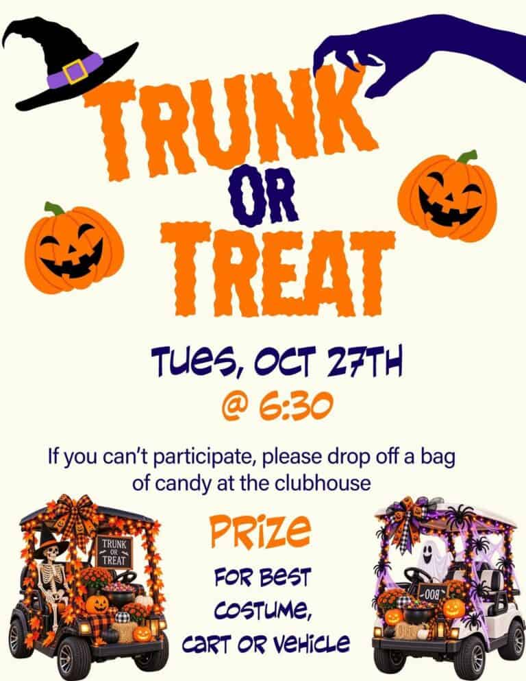 Trunk or Treat at Crossing Creeks Country Club car show in Longview, TX