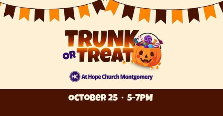 Trunk or Treat at Hope Church Montgomery car show in Montgomery, TX