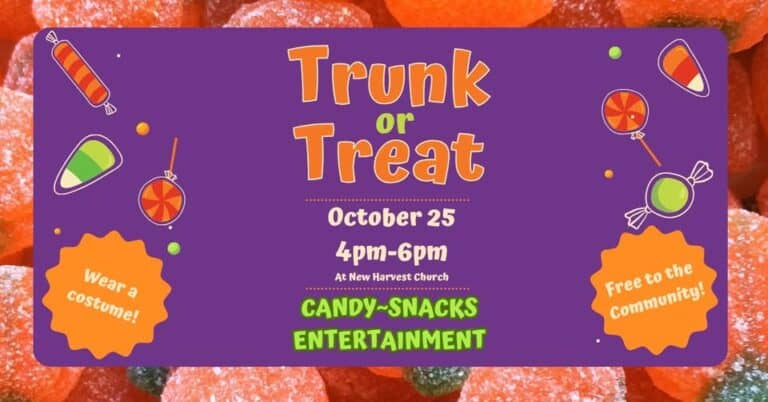 Trunk-or-Treat at New Harvest Church car show in Salem, OR