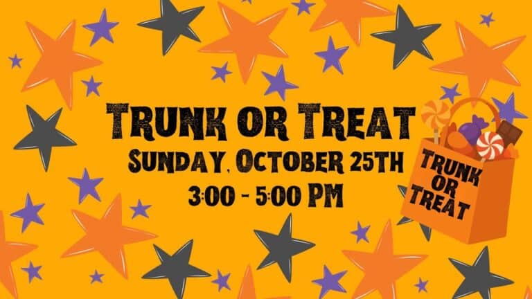 Trunk or Treat at Old Town Baptist Church car show in Winston-Salem, NC