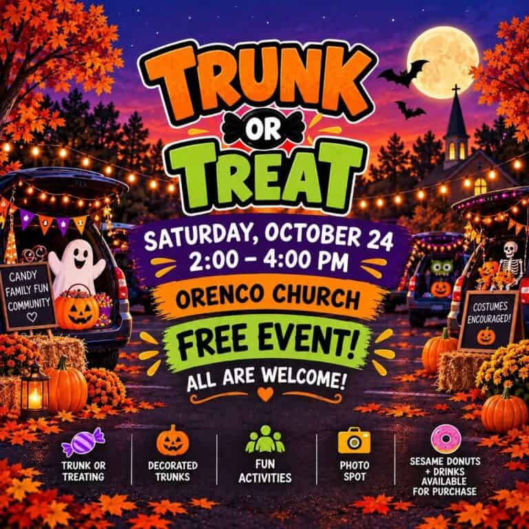 Trunk or Treat at Orenco Church car show in Hillsboro, OR