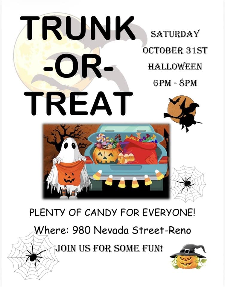 Trunk-or-Treat at Pythian Hall car show in Reno, NV