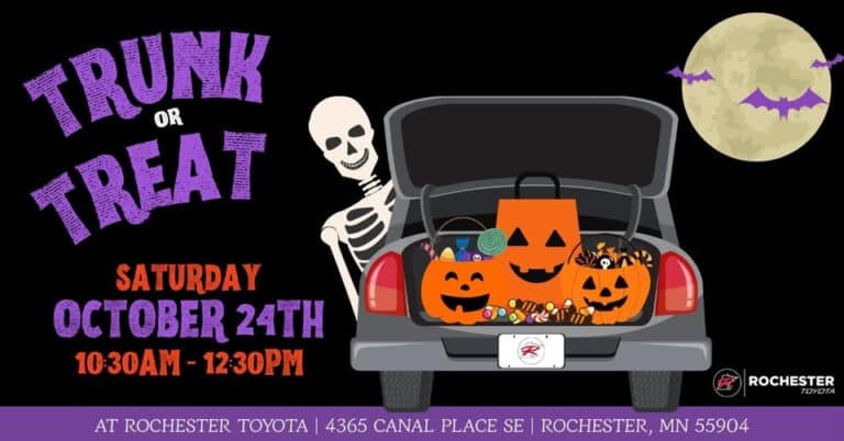Trunk or Treat at Rochester Toyota event at Rochester Toyota in Rochester, MN