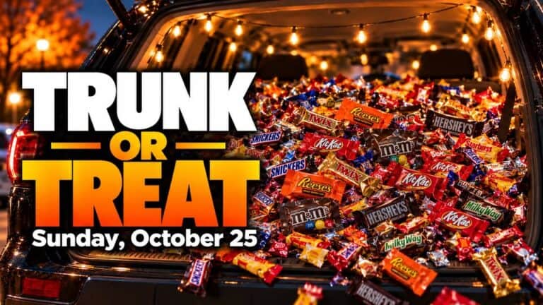 Trunk or Treat at The Great Pumpkin Patch of Palmetto car show in Palmetto, FL