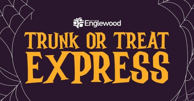 Trunk or Treat Express car show in Englewood, CO
