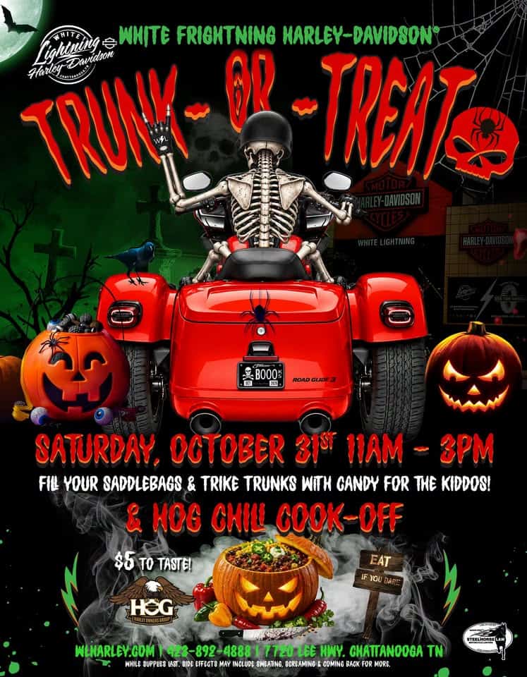 Trunk or Treat & HOG Chili Cook-Off car show in Chattanooga, TN
