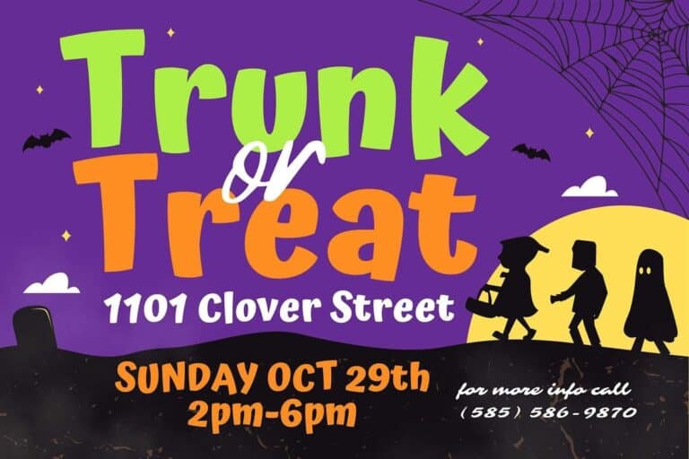 Trunk or Treat in Brighton NY car show in Brighton, NY
