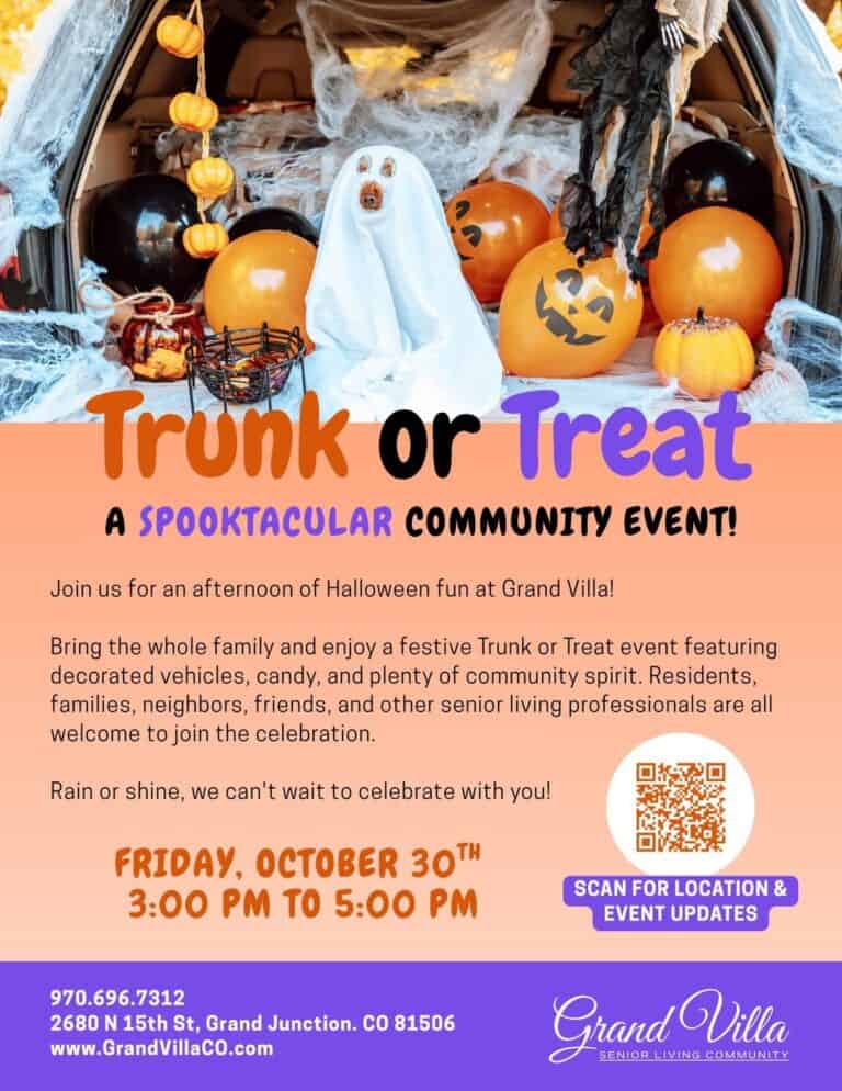 Trunk-or-Treat Spooktacular at Grand Villa car show in Grand Junction, CO