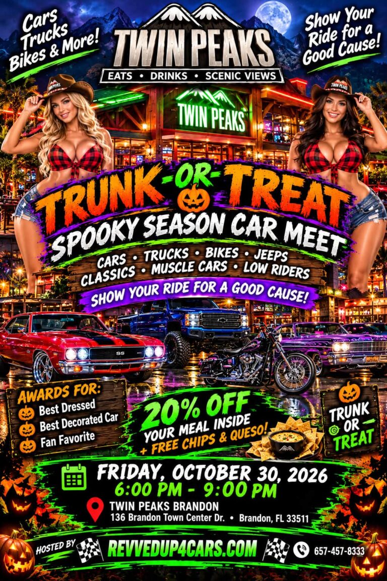 Trunk-Or-Treat Spooky Season Car Meet car show in Brandon, FL